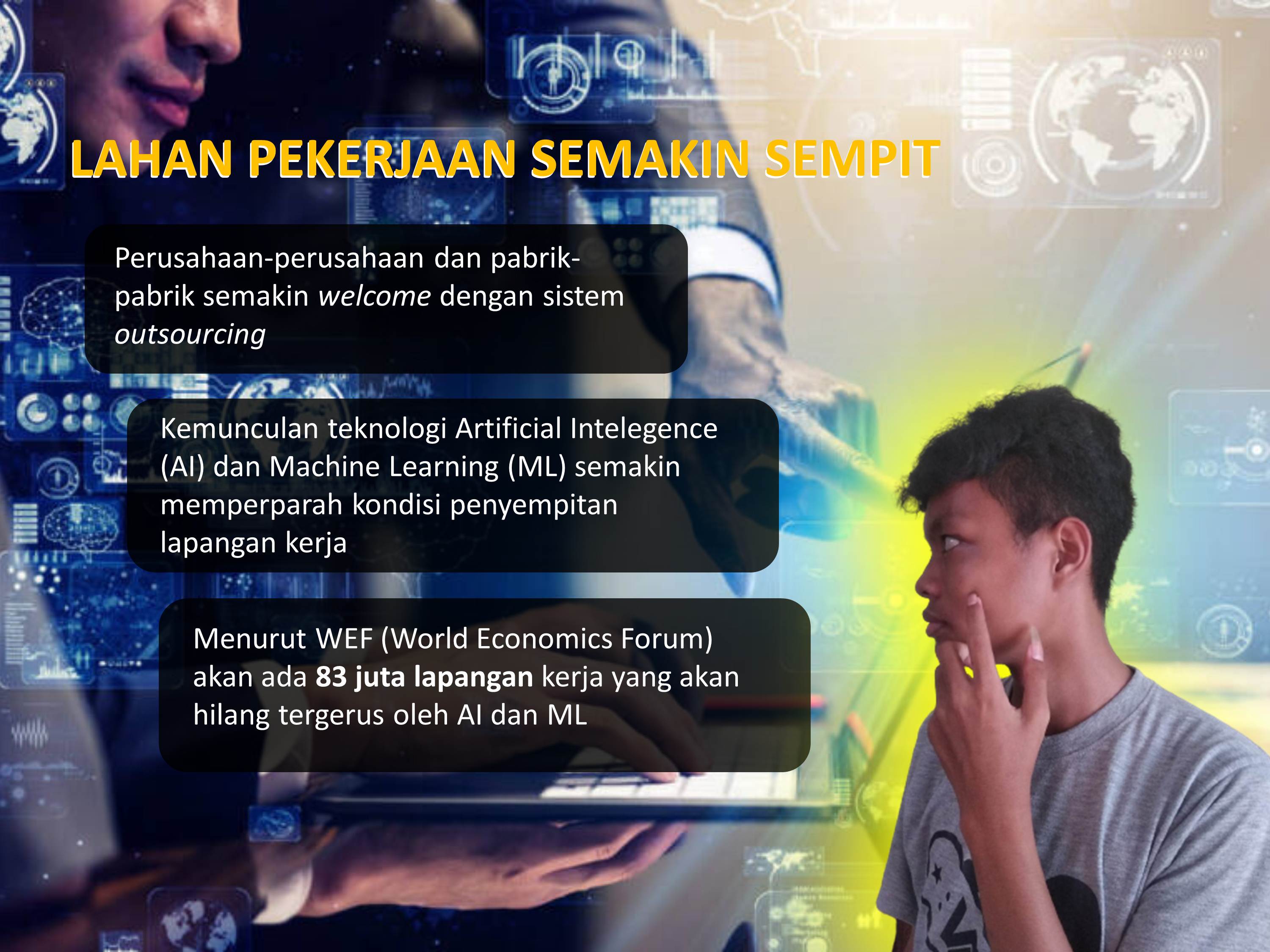 83 juta lapangan kerja akan hilang